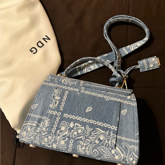 NDG Paris Le Paisley Denim Bag - Picture 3 of 4